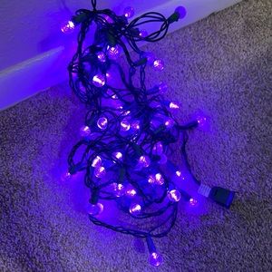 Indoor Purple String Lights